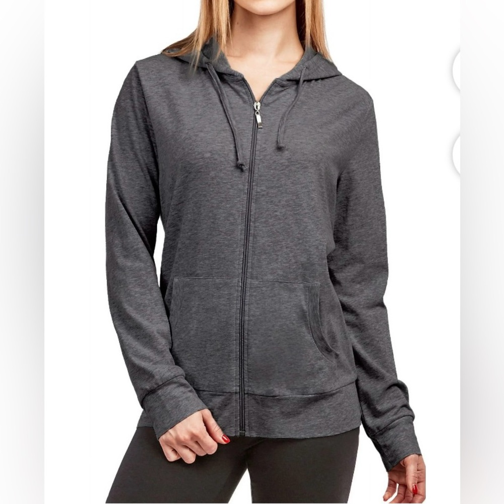 Yogalicious Heather Gray Hoodie